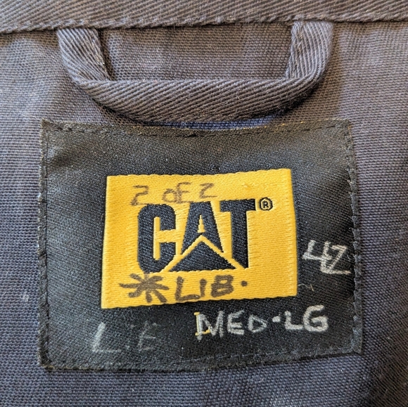 Navy CAT Workwear Jumpsuit - Picture 11 of 11